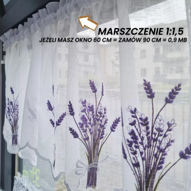 zazdrostka do kuchni LAWENDA - elegancka zazdrostka do kuchni